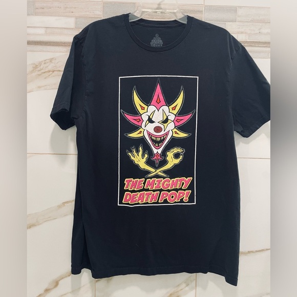 Insane Clown Posse Mighty Death Pop Double Sided Hatchet Man Large Black T Shirt - Picture 9 of 10